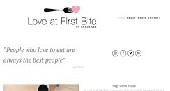 Desktop Screenshot of loveatfirstbite.com